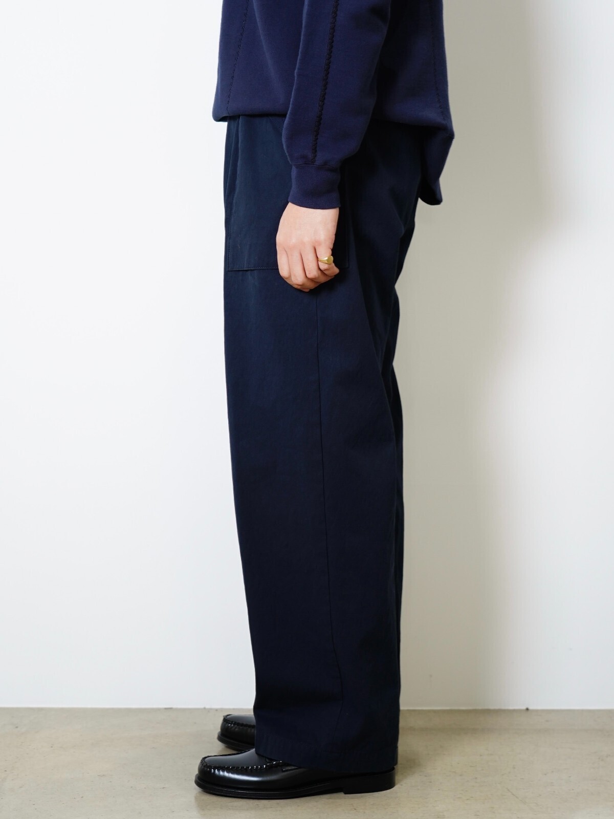 SARTO MENS 1 TUCK EMB PANTS IMAGE9