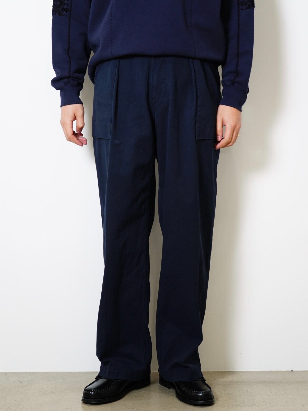 SARTO MENS 1 TUCK EMB PANTS IMAGE8