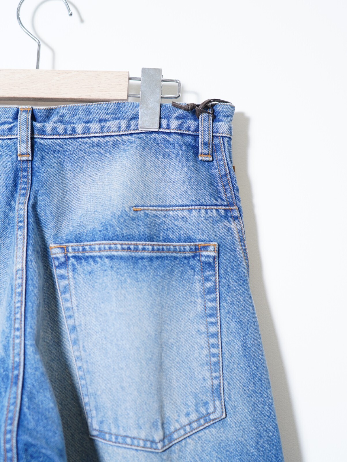 NVRFRGT 男士 3D TWISTED WIDE LEG JEANS 圖片9