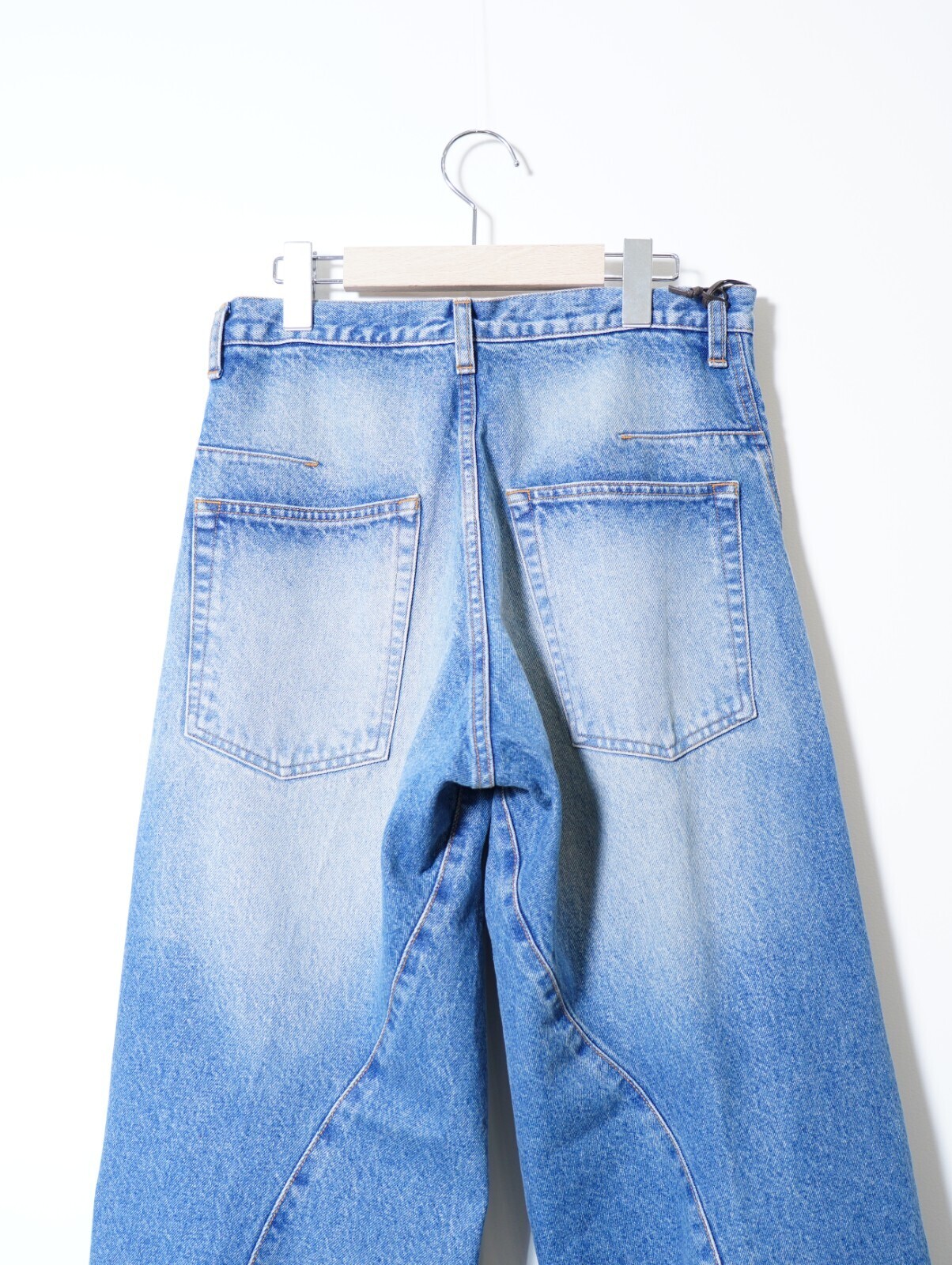 NVRFRGT 男士 3D TWISTED WIDE LEG JEANS 圖片7