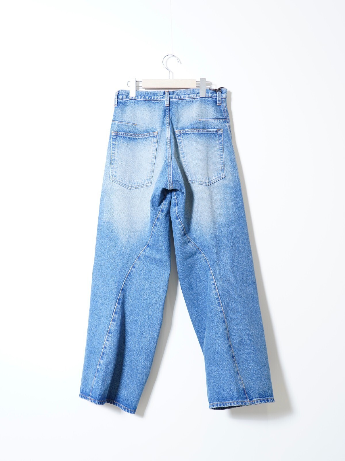 NVRFRGT 男士 3D TWISTED WIDE LEG JEANS 圖片2