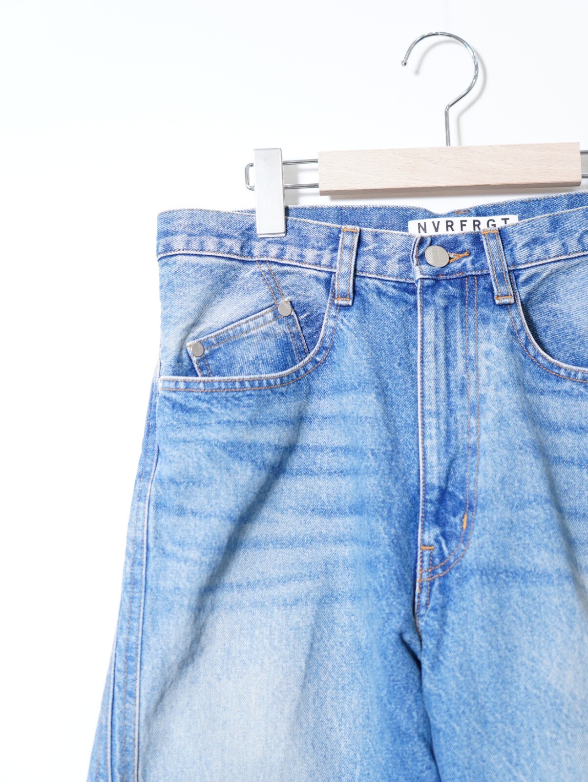 NVRFRGT 男士 3D TWISTED WIDE LEG JEANS 圖片4