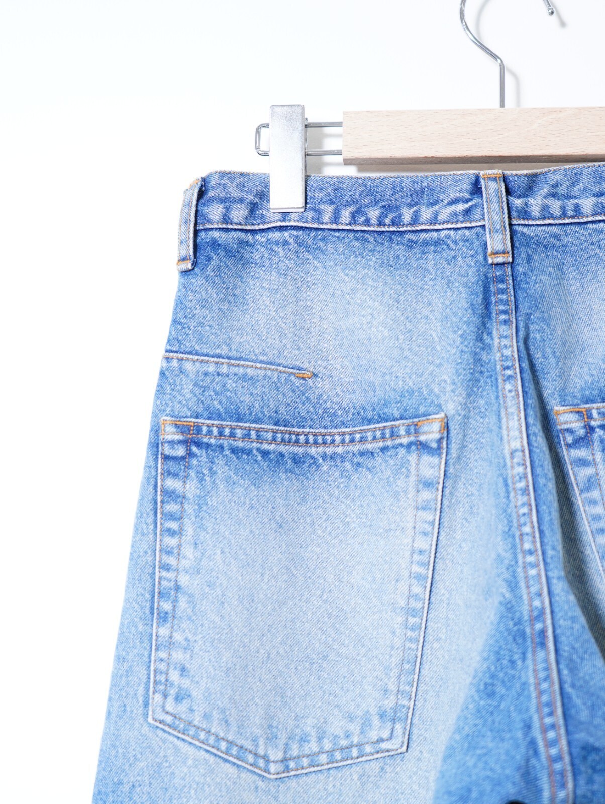 NVRFRGT 男士 3D TWISTED WIDE LEG JEANS 圖片8