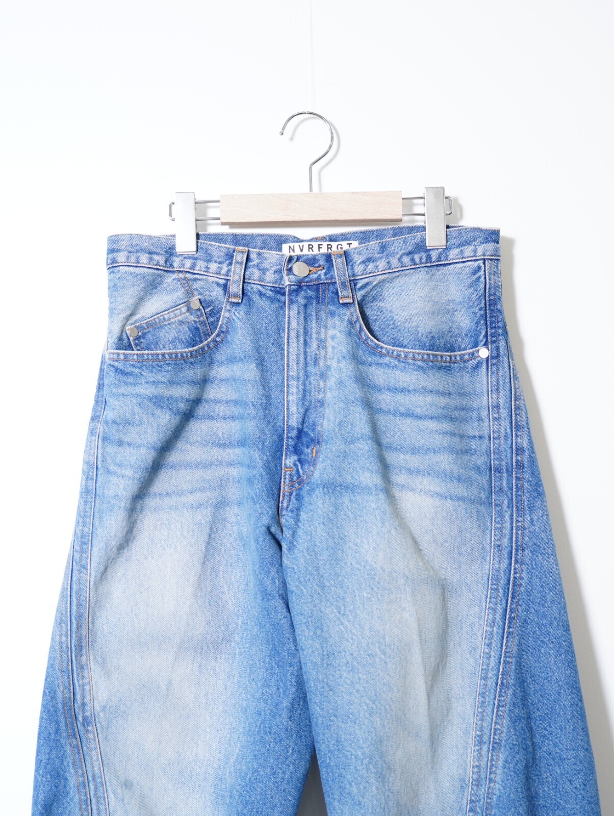 NVRFRGT 男士 3D TWISTED WIDE LEG JEANS 圖片3