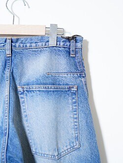 NVRFRGT 男士 3D TWISTED WIDE LEG JEANS 圖片9