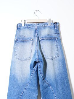 NVRFRGT 男士 3D TWISTED WIDE LEG JEANS 圖片7