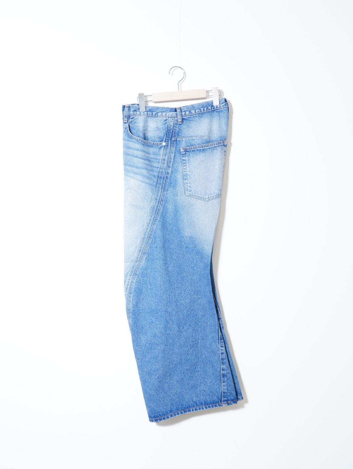NVRFRGT 男士 3D TWISTED WIDE LEG JEANS 圖片10