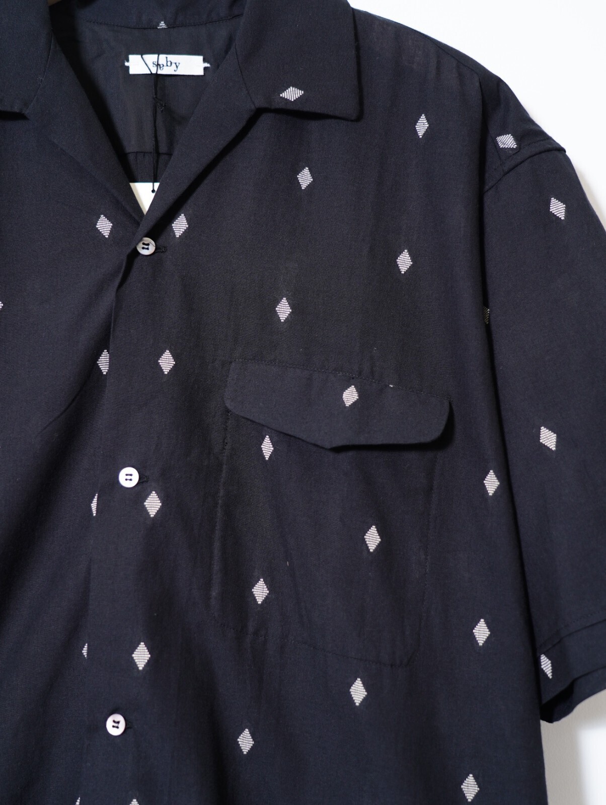 サバイ レディース & メンズ イタリアン　カラー　シャツ　インディア　ファブ 画像4