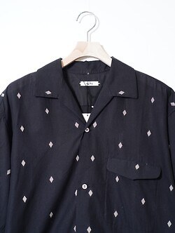 サバイ レディース & メンズ イタリアン　カラー　シャツ　インディア　ファブ 画像3