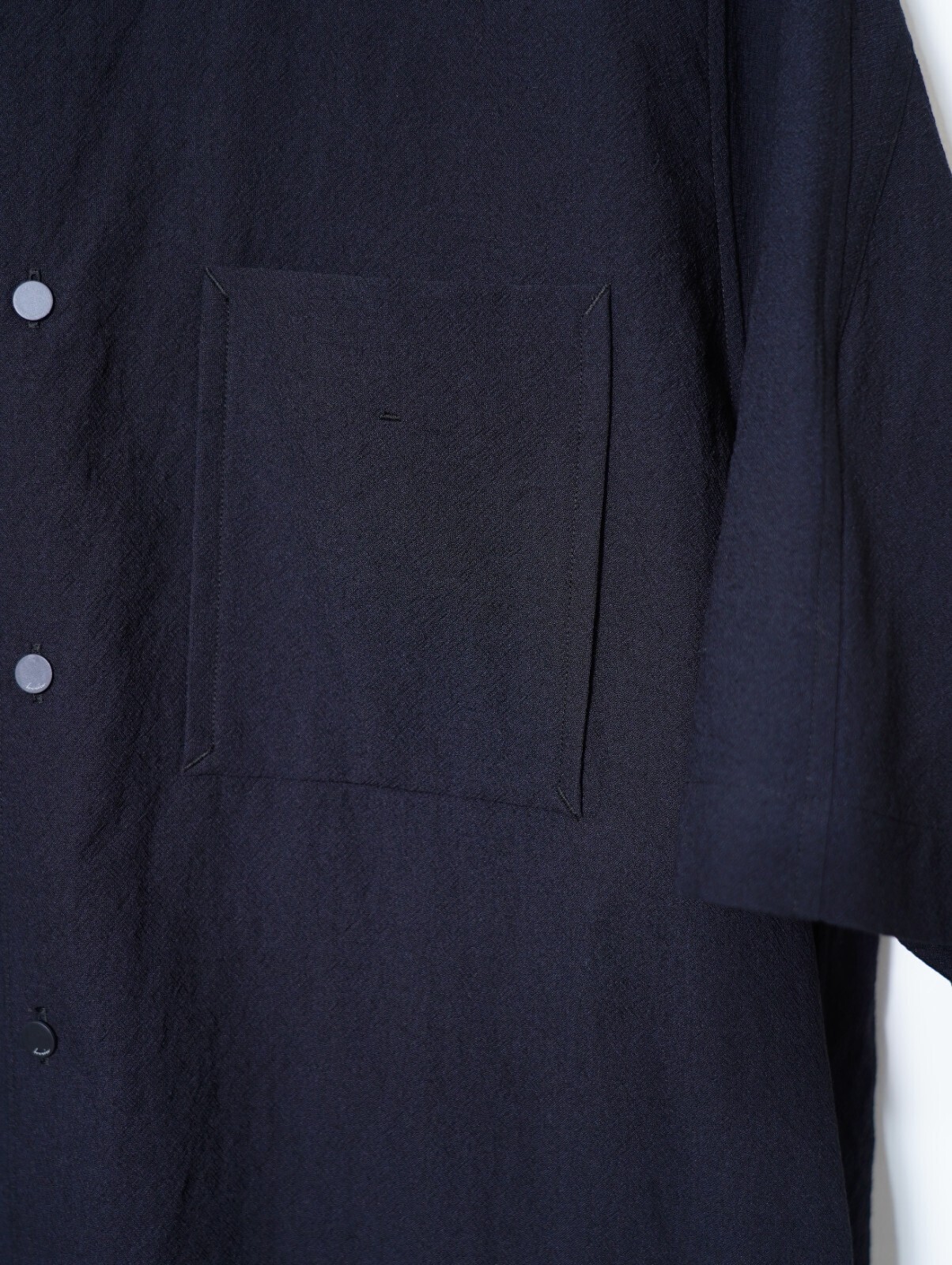 IRENISA 男士 EXTENDED YOKE HALF-SLEEVED SHIRT 图片4
