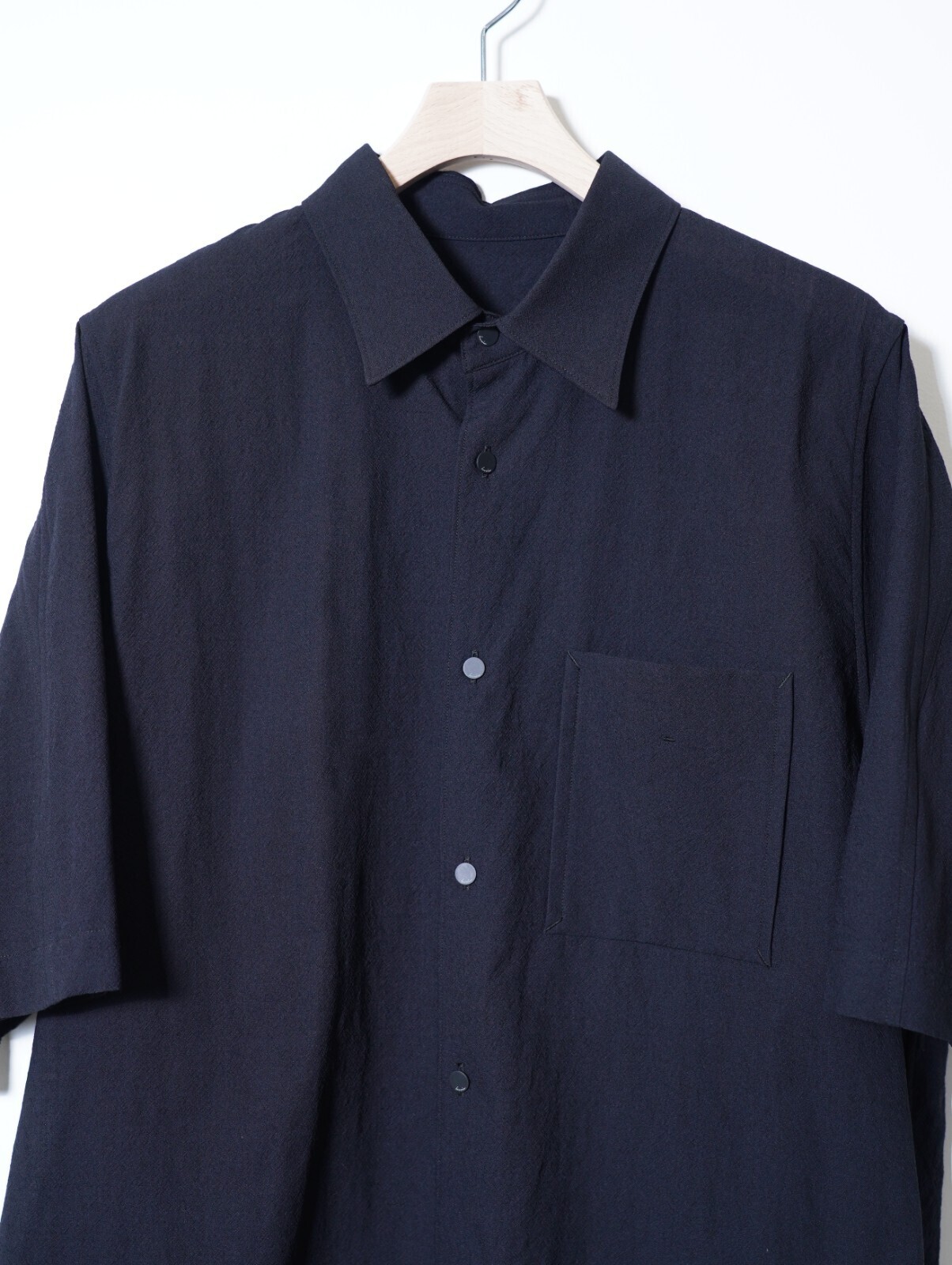 IRENISA 男士 EXTENDED YOKE HALF-SLEEVED SHIRT 图片3