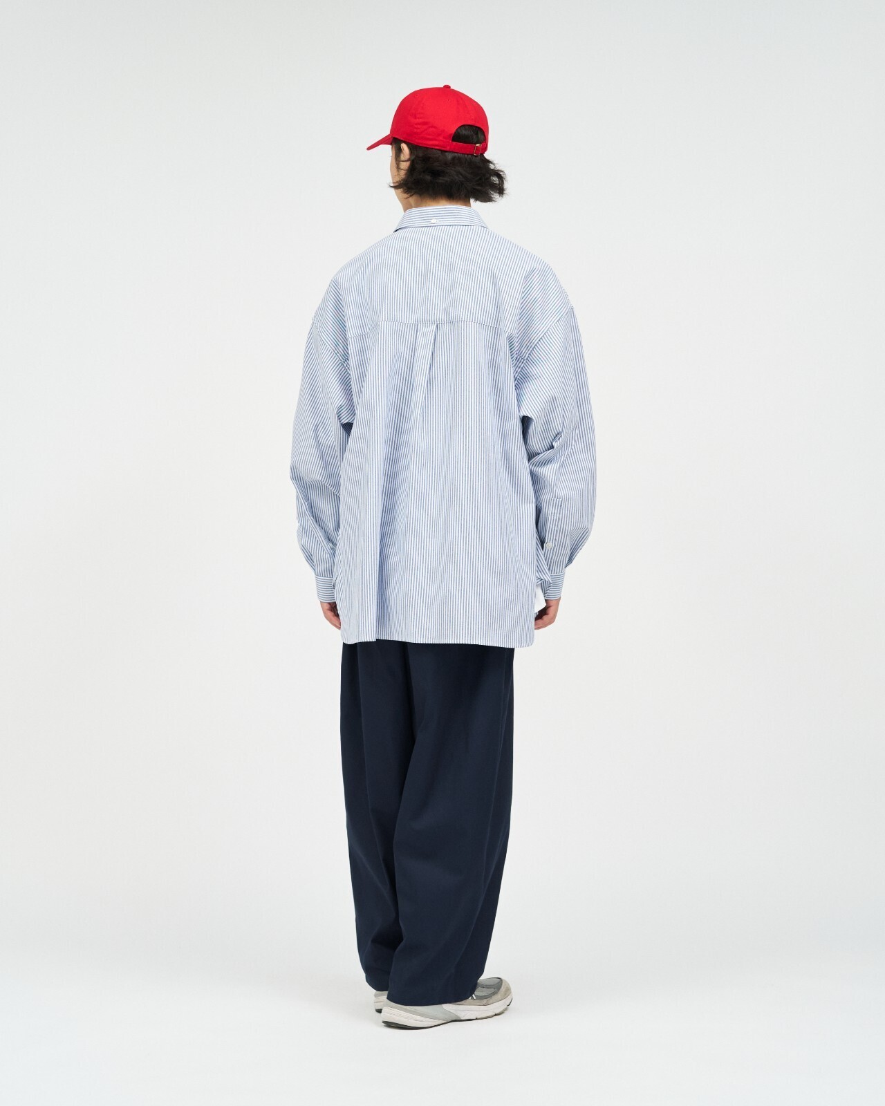 フレッシュサービス レディース & メンズ フレックステックスL/Sストライプシャツ 画像12