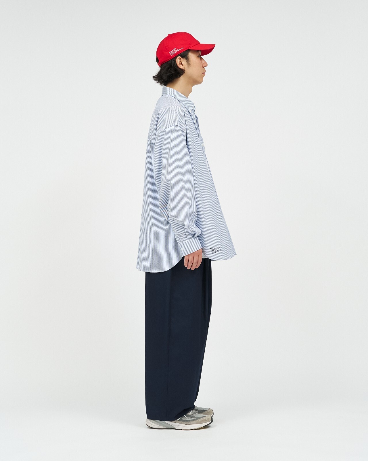 フレッシュサービス レディース & メンズ フレックステックスL/Sストライプシャツ 画像8