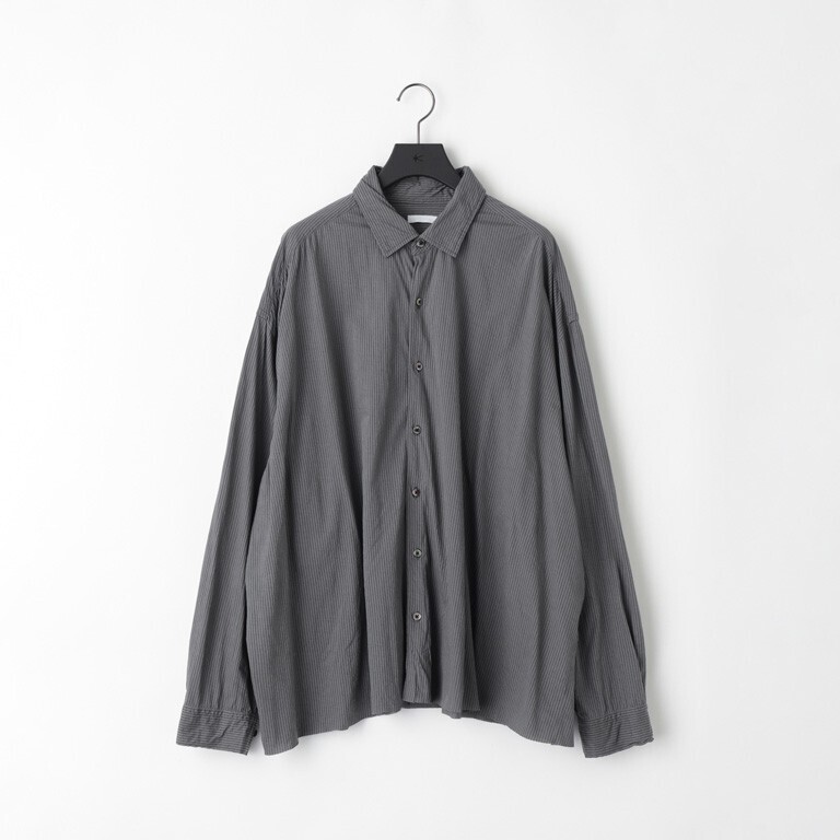 KANEMASA PHIL. 女士 & 男士 46G Stripe Artisan Shirt 圖片9