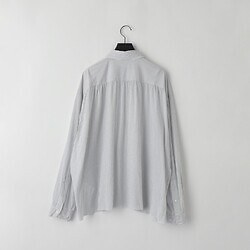 KANEMASA PHIL. 女士 & 男士 46G Stripe Artisan Shirt 圖片6