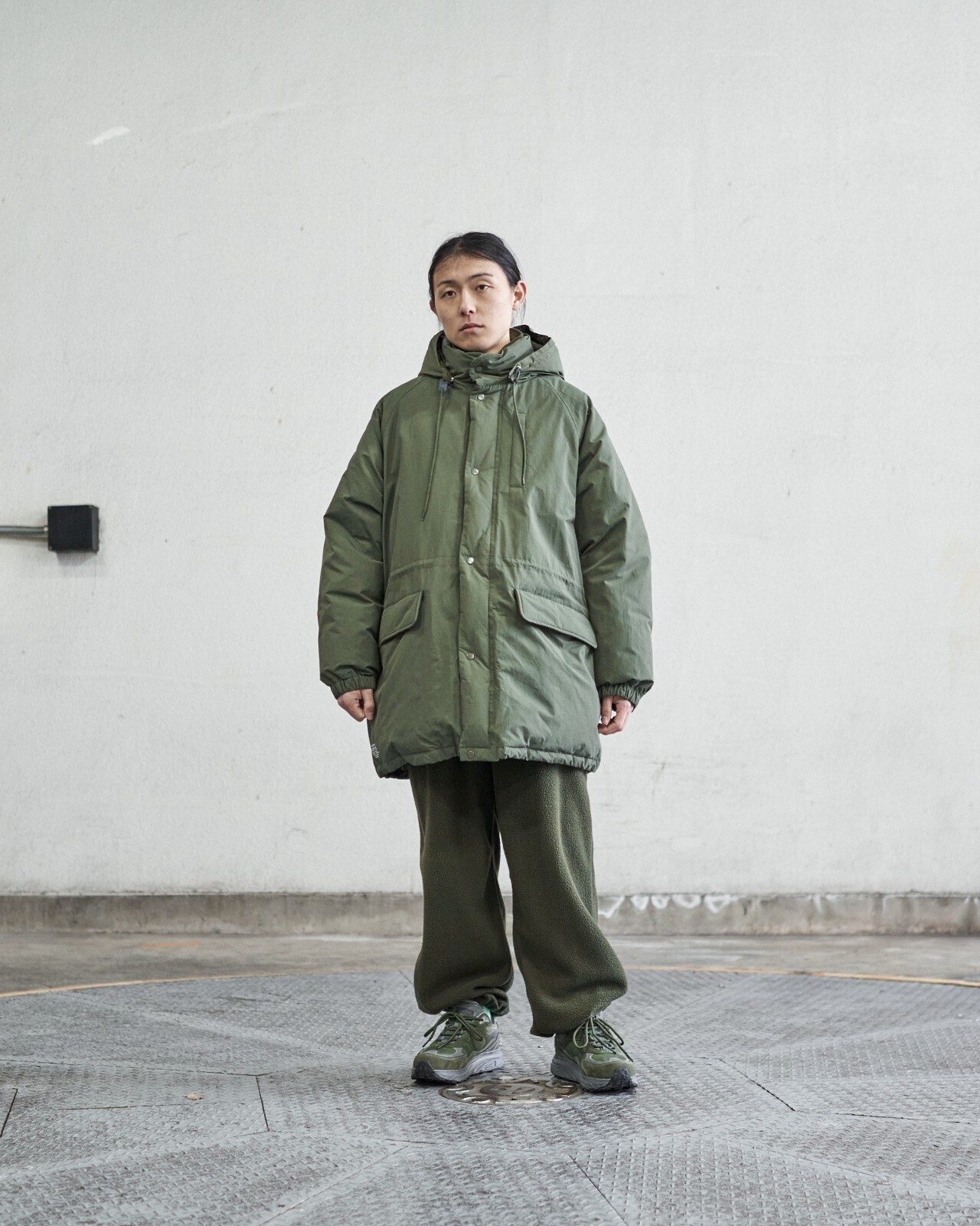 FreshService MENS Long Hooded Down Coat IMAGE8