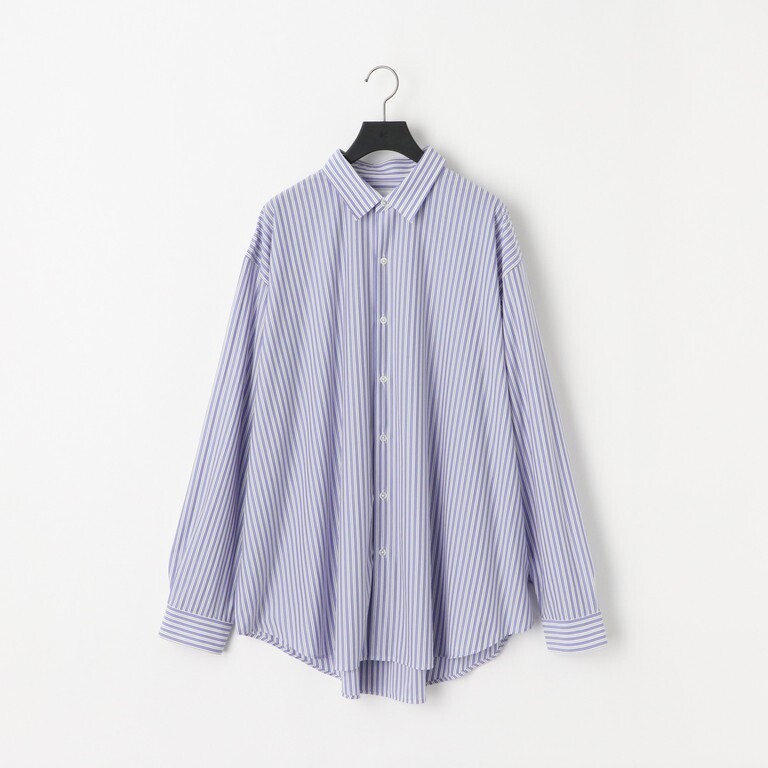 KANEMASA PHIL. 女裝 & 男裝 46G Stripe Atmosphere Shirt 圖片4