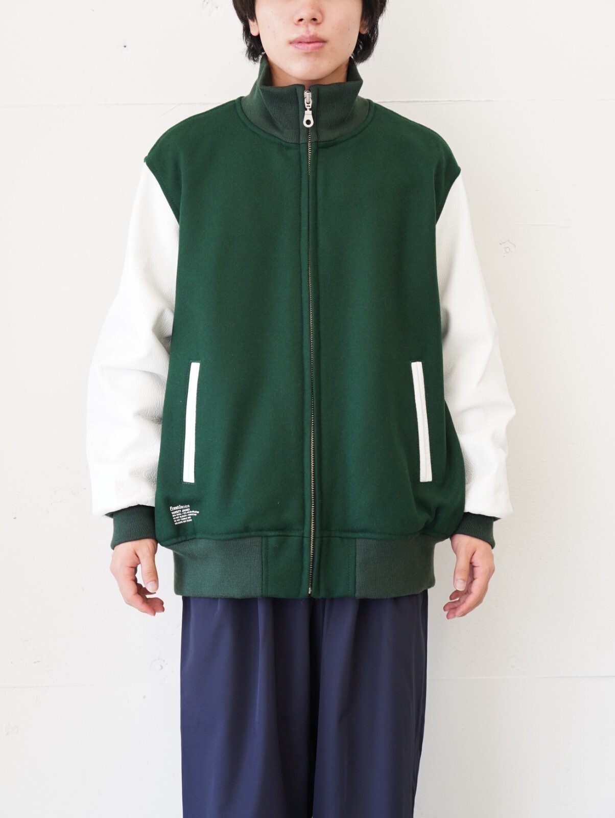 フレッシュサービス メンズ バーシティジャケット 画像1