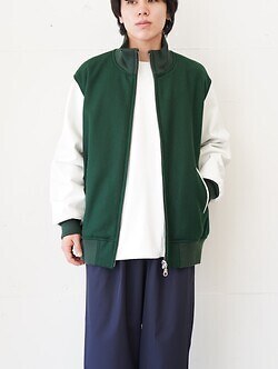 フレッシュサービス メンズ バーシティジャケット 画像4