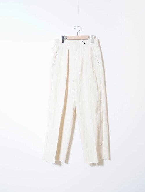TUCK-BAGGY TYPE 2- High-density twill FAB -｜saby WOMENS & MENS