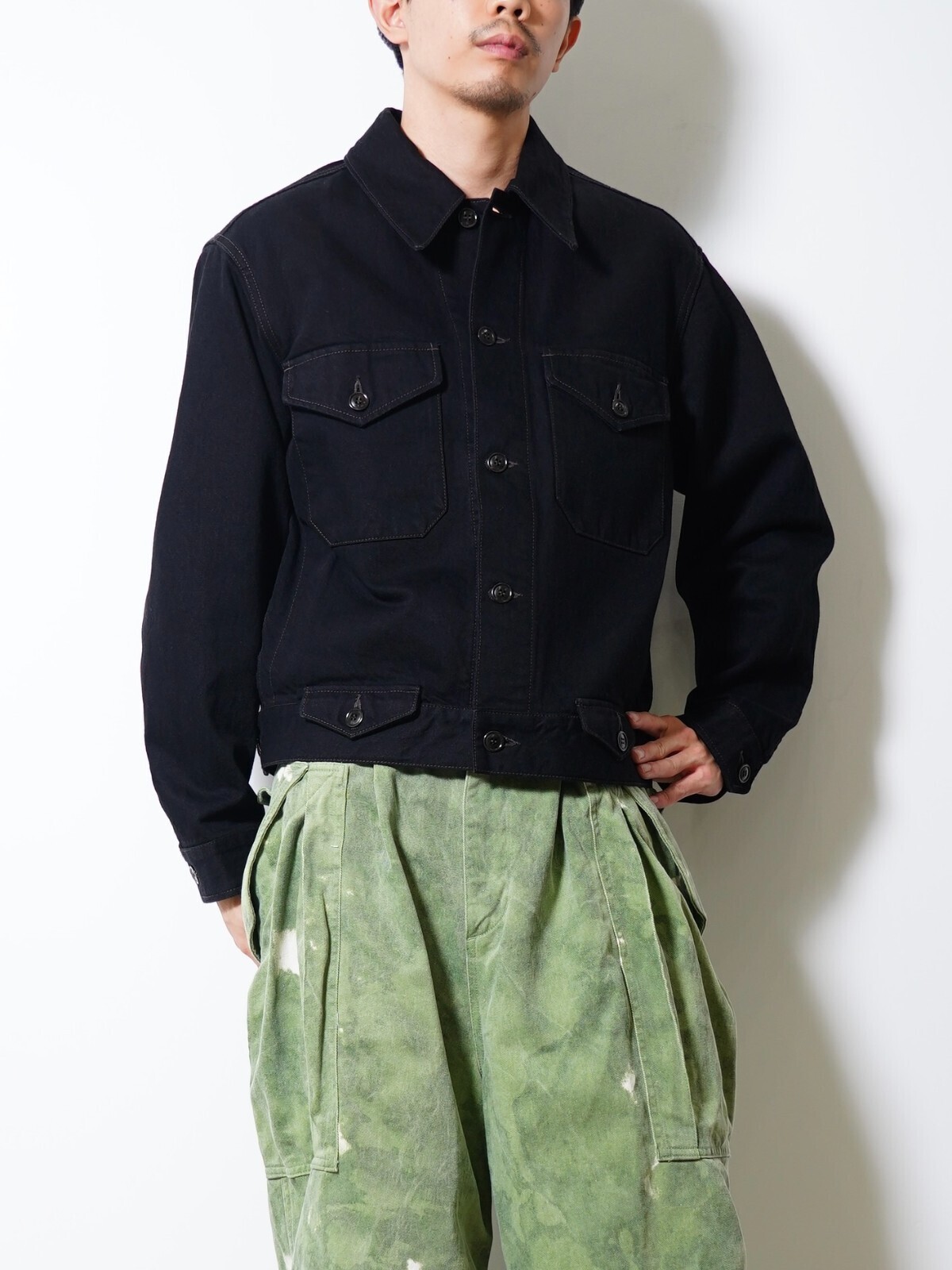 SARTO 남성 DENIM TRUCKER JACKET 이미지13