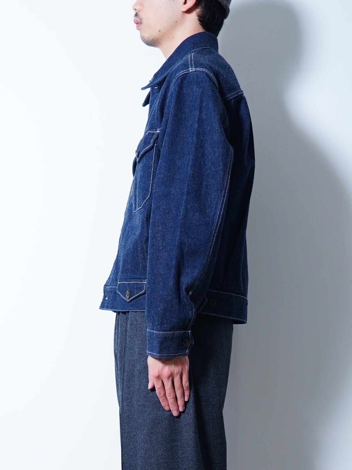 SARTO 남성 DENIM TRUCKER JACKET 이미지2