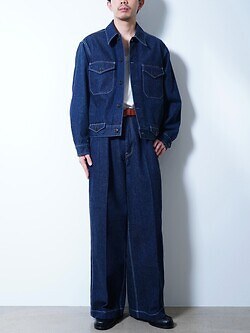SARTO 남성 DENIM TRUCKER JACKET 이미지4
