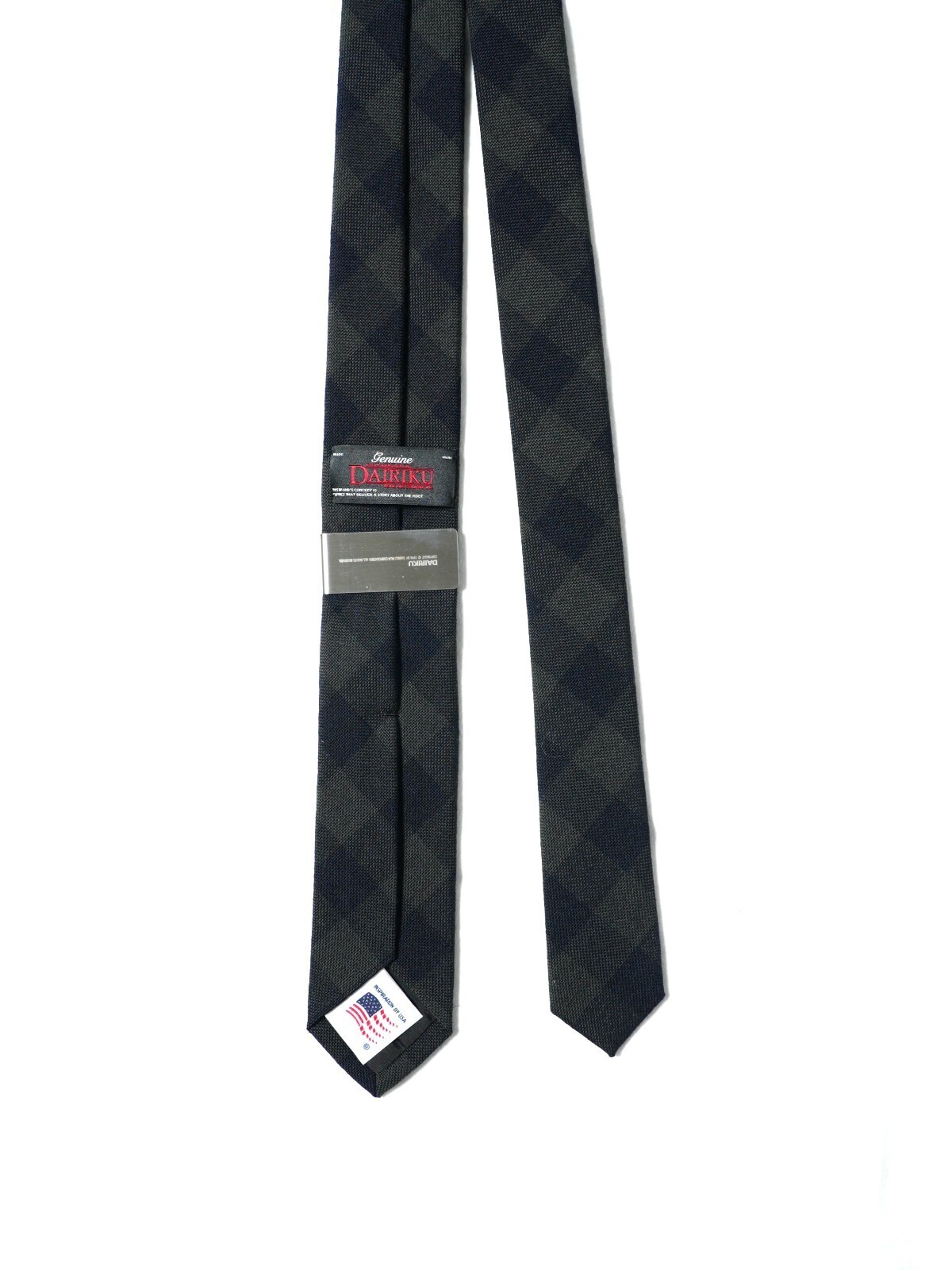 ダイリク レディース & メンズ ウールネクタイ(マネークリップ付) 画像10