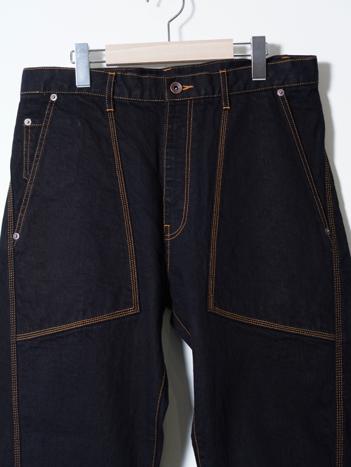 コッキ レディース & メンズ 3D Cutting Denim Pants 画像3