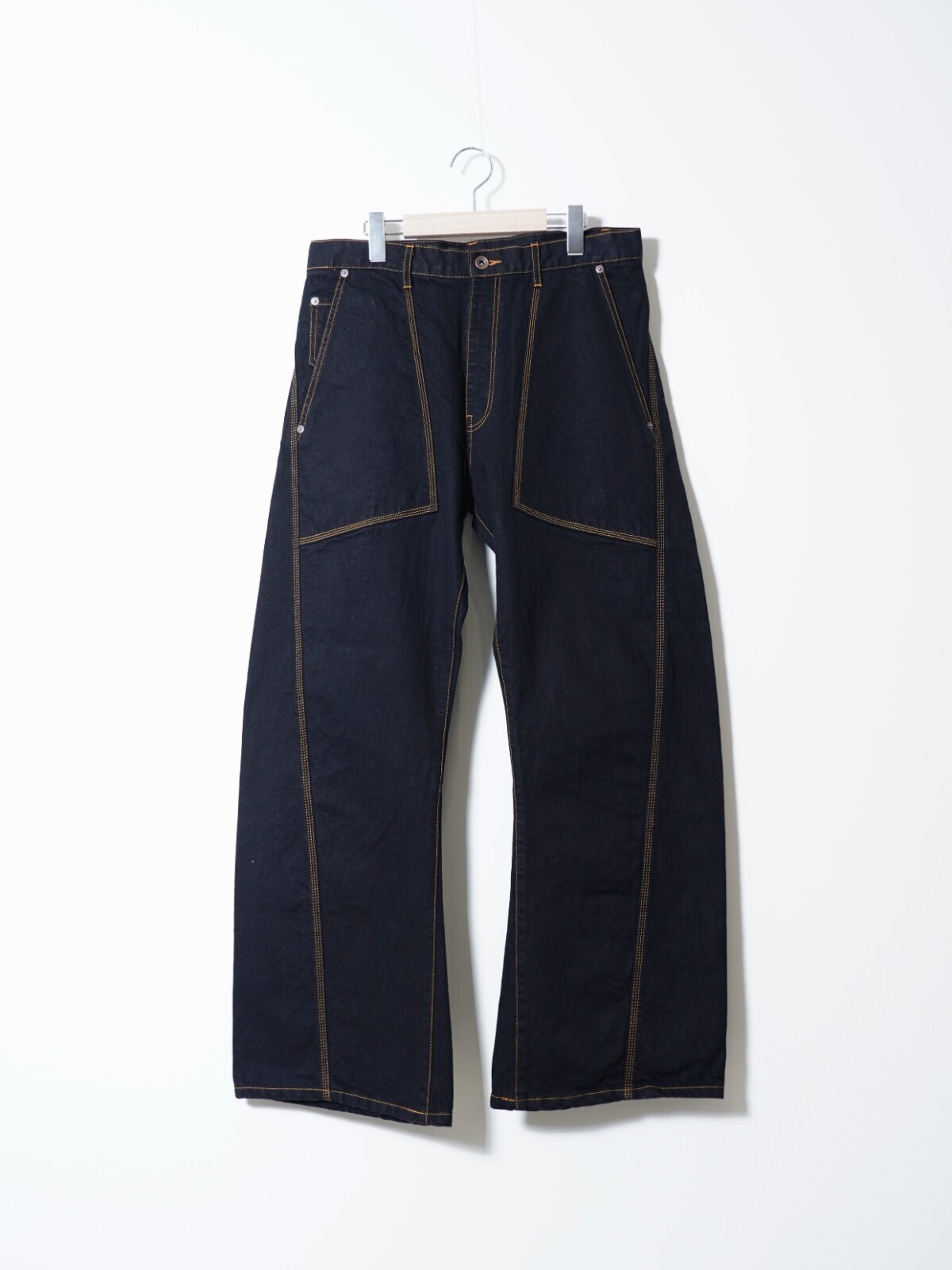 コッキ レディース & メンズ 3D Cutting Denim Pants 画像1