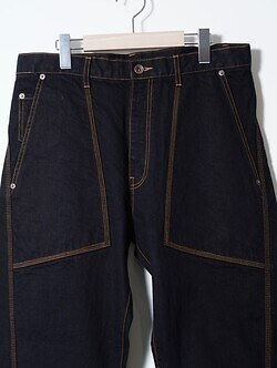 コッキ レディース & メンズ 3D Cutting Denim Pants 画像3