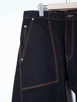 コッキ レディース & メンズ 3D Cutting Denim Pants 画像4