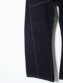 コッキ レディース & メンズ 3D Cutting Denim Pants 画像6