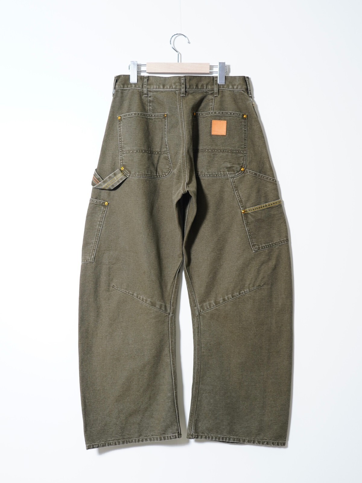 KHOKI WOMENS & MENS 3D Cutting Painter Pants IMAGE5