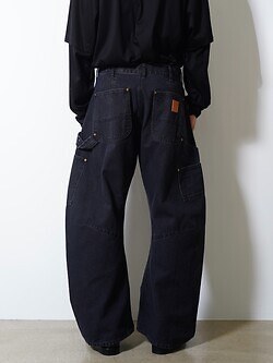 KHOKI WOMENS & MENS 3D Cutting Painter Pants IMAGE17