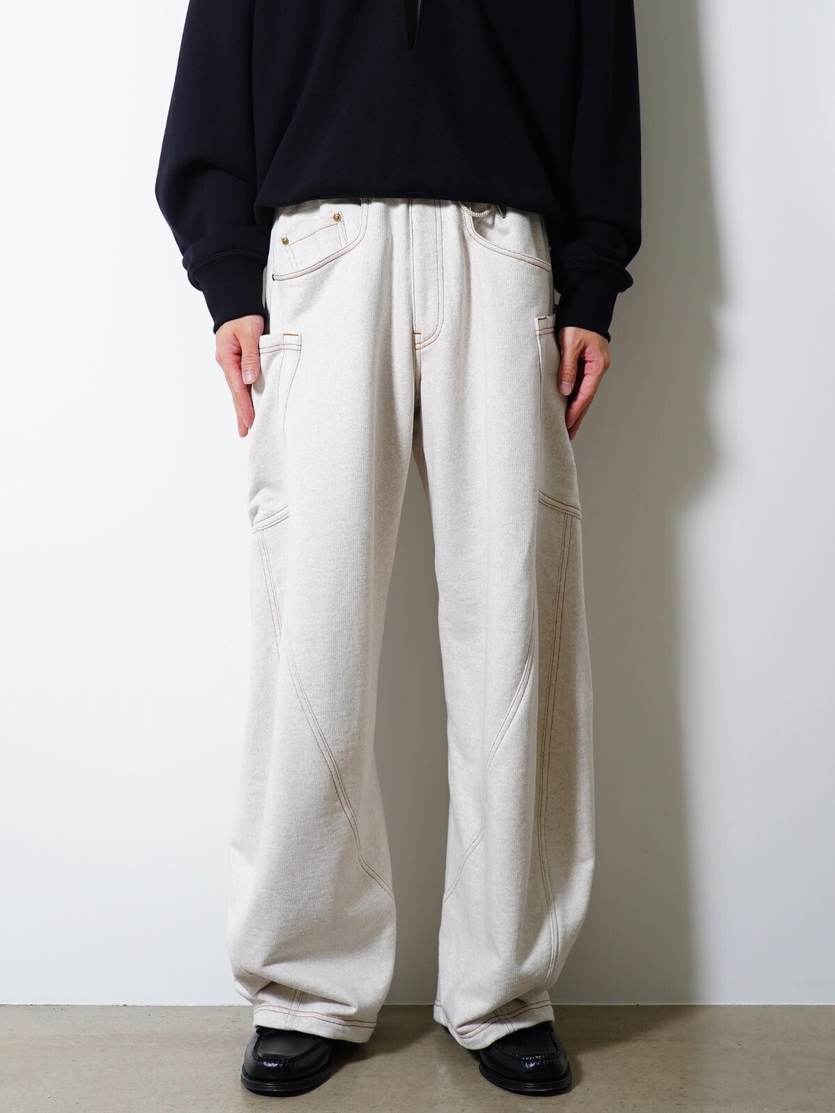 KHOKI WOMENS & MENS 3D Cutting Sweat Pants IMAGE1