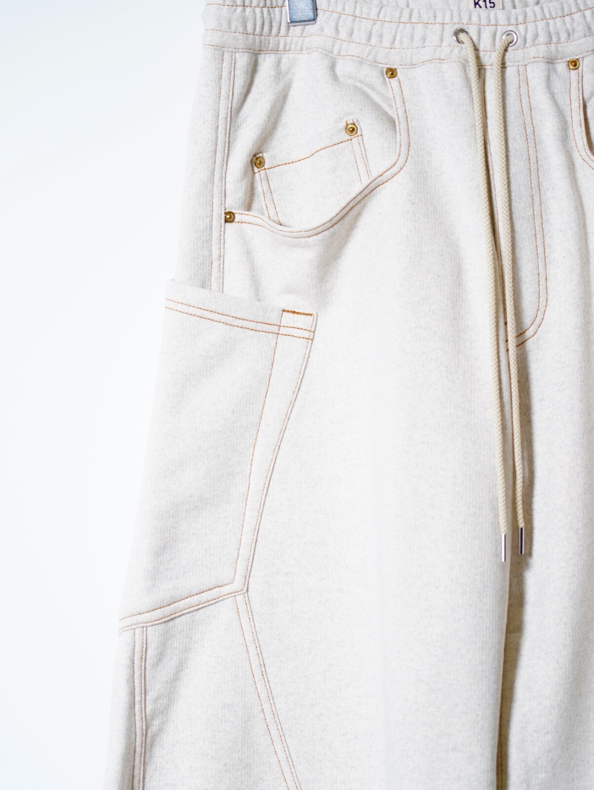 KHOKI WOMENS & MENS 3D Cutting Sweat Pants IMAGE4
