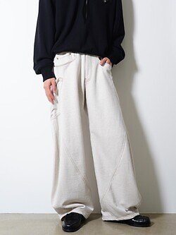 KHOKI WOMENS & MENS 3D Cutting Sweat Pants IMAGE4