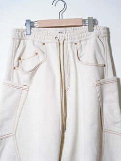KHOKI WOMENS & MENS 3D Cutting Sweat Pants IMAGE3
