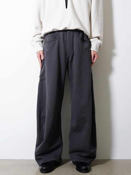 3D Cutting Sweat Pants｜KHOKI 女士 & 男士