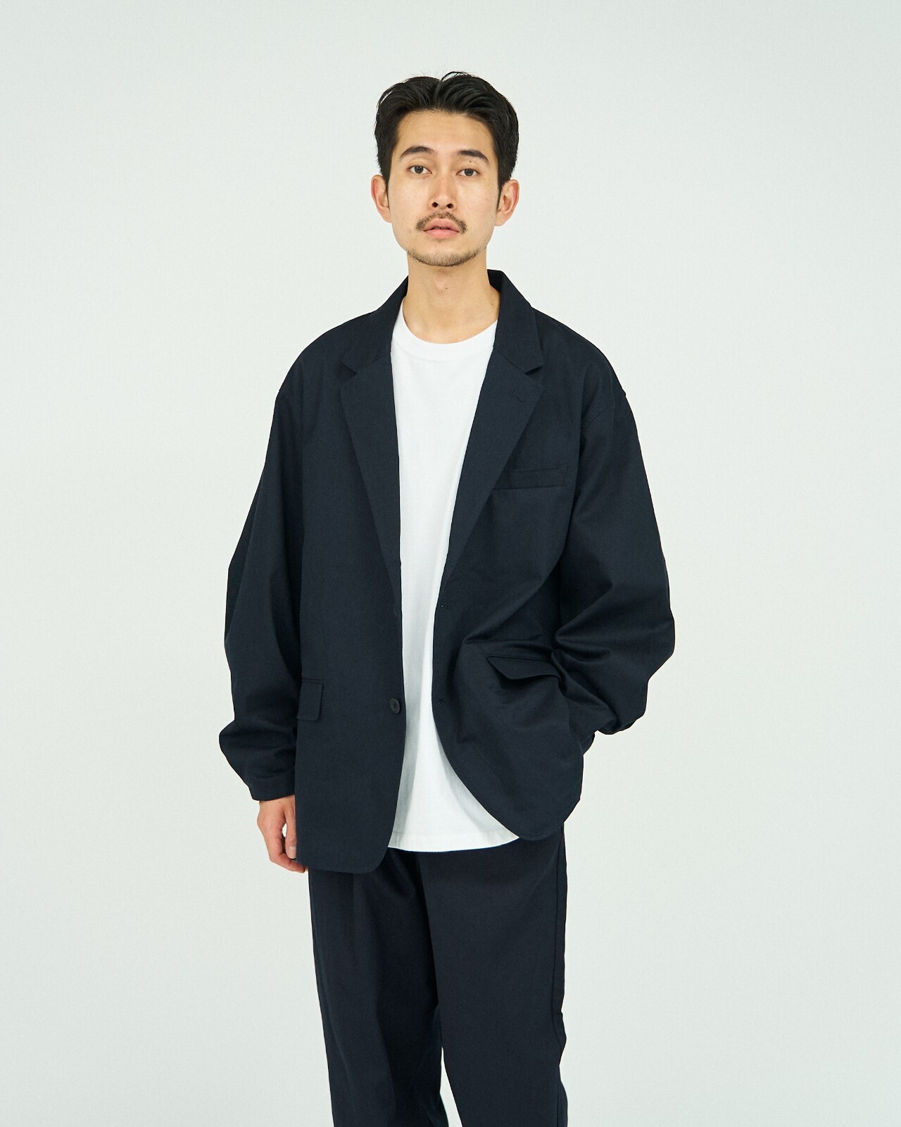フレッシュサービス メンズ コーポレートチノジャケット 画像2