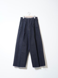 saby 여성 & 남성 TUCK-BAGGY TYPE 3- Surface dyeing Denim -  이미지1