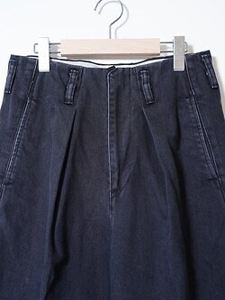 saby 여성 & 남성 TUCK-BAGGY TYPE 3- Surface dyeing Denim -  이미지3