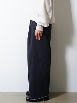 saby 여성 & 남성 TUCK-BAGGY TYPE 3- Surface dyeing Denim -  이미지2