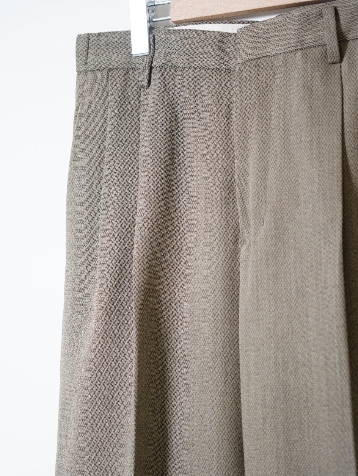 イレニサ メンズ TWO-TUCKS WIDE TROUSERS 画像5