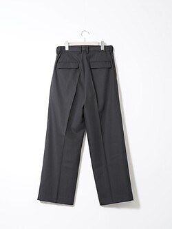 イレニサ メンズ TWO-TUCKS WIDE TROUSERS 画像10