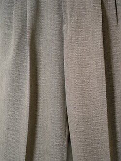 イレニサ メンズ TWO-TUCKS WIDE TROUSERS 画像6