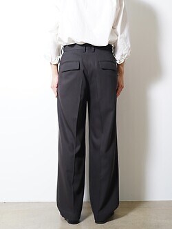 IRENISA 男士 TWO-TUCKS WIDE TROUSERS 写真12