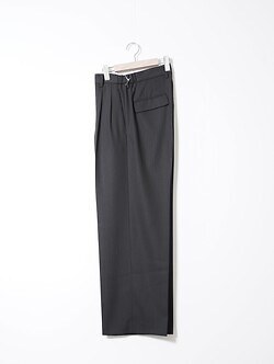 イレニサ メンズ TWO-TUCKS WIDE TROUSERS 画像11