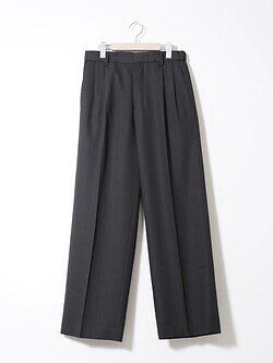 IRENISA 男士 TWO-TUCKS WIDE TROUSERS 写真14